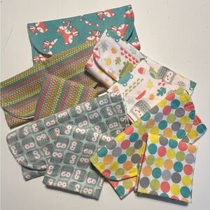 Hand Crafted Kids Bibs - Multicolor Patterns